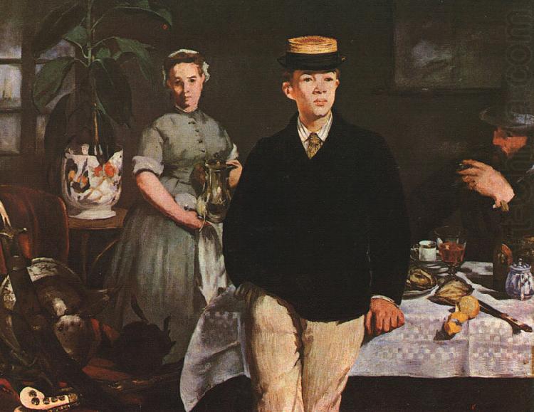 Edouard Manet The Luncheon in the Studio china oil painting image